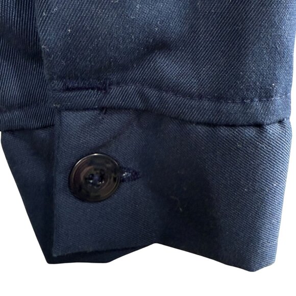 Vintage Ford Mechanic60's  Navy Blue Work Jacket By Miller Mfg Co Medium Scovill - Picture 11 of 13